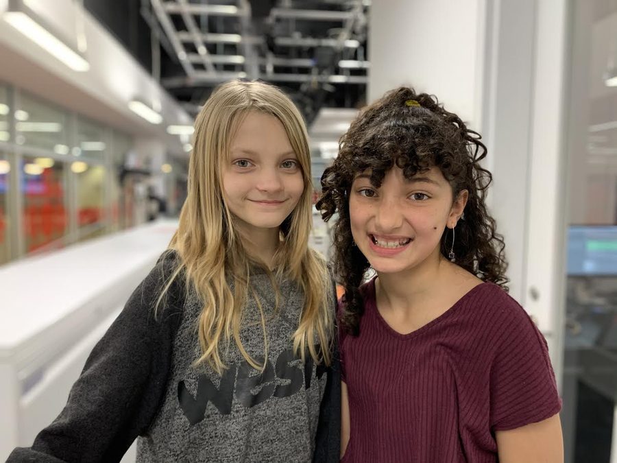 Lola and Violet in 2020, when the band was a duo
